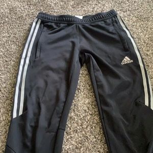 adidas joggers size small black
